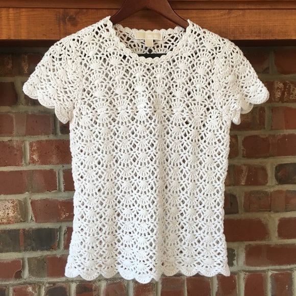 crochet knit top